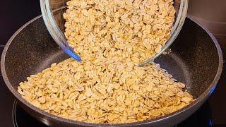 Как приготовить овсянку в три раза вкуснее! Овсянка и яйца! Сытный завтрак за 5 минут!