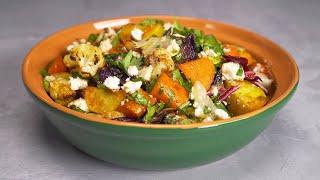 К обеду, на ужин и для праздничного стола! ЗИМНИЙ САЛАТ ИЗ ЗАПЕЧЕННЫХ ОВОЩЕЙ. Рецепт Всегда Вкусно!