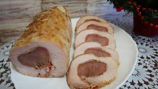 Мясной рулет с языком ДЕЛИКАТЕСНЫЙ. Мясное блюдо на праздничный стол Новый Год 2021 новогодний стол