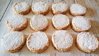 Аргентинское печенье на желтках со сгущёнкой и арахисом. Рецепт песочных пирожных!