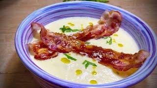 Крем-суп из кольраби и сельдерея