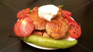 Котлеты с Сметаной и Овощами???? | Снизу хлеб политый соусом#shorts