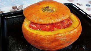 ВСЕ БУДУТ В ВОСТОРГЕ ОТ ЭТОГО БЛЮДА Тыква в духовке!!!фаршированная тыква в духовке!!!!