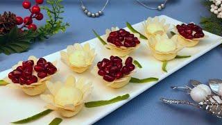 Новая быстрая закуска на праздничный новогодний стол 2023, авторский рецепт!