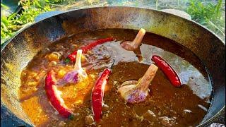 ПЛОВ В КАЗАНЕ НА КОСТРЕ! Рецепт приготовления лучшего плова в мире