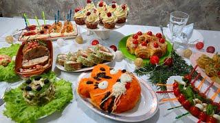 МЕНЮ НА НОВЫЙ ГОД 2022  ГОТОВЛЮ 9 блюд на новый год!