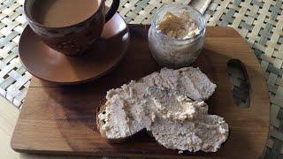 Творожная намазка  на хлеб. Творожный сыр дома...