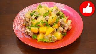 ДЕРЕВЕНСКАЯ КАРТОШКА С МЯСОМ В МУЛЬТИВАРКЕ, ПРОСТОЙ РЕЦЕПТ ВТОРОГО БЛЮДА! КАК ПРИГОТОВИТЬ ЖАРКОЕ?