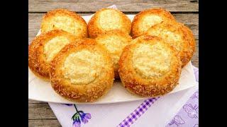 Люди сходят с ума от этих булочек / Домашняя выпечка с кокосовой начинкой