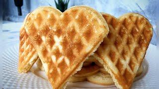 Самый Удачный Рецепт Вафель для Вафельницы. Как Приготовить ВАФЛИ дома / простой Рецепт без Миксера