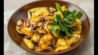 Жареная картошка с грибами рецепт приготовления. Как приготовить жареную картошку с грибами