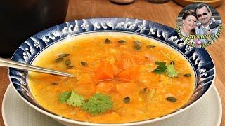 Легкий оранжевый суп. Сытный и питательный. Быстро, просто и очень вкусно.