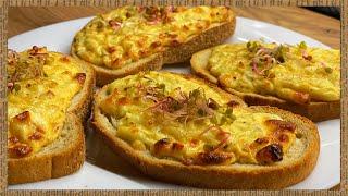 СТОИТ ПРИГОТОВИТЬ! Румяные ГРЕНКИ с сыром! RUDDY TOAST WITH CHEESE