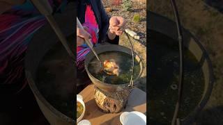 Ух и хороша ушица у нас получается