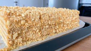 Самый Вкусный Торт за 30 минут. Простой рецепт без раскатки коржей! МЕДОВИК.