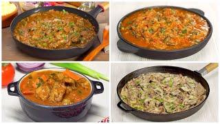 4 Популярные БЛЮДА ИЗ ГОВЯДИНЫ на одной сковороде. Рецепты от Всегда Вкусно!