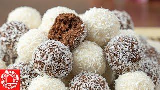 10 Минут и Готово! Легкий Десерт Без Выпечки «Кокосовые шарики»