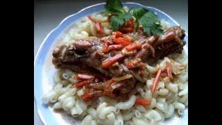 Тушеный кролик в казане. Простые рецепты в домашних условиях