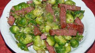 Второе блюдо из брюссельской капусты. Два быстрых рецепта. Ммм... вкуснятина.