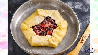 Галета с черной смородиной Рецепт, пошаговый, как приготовить, видеорецепт