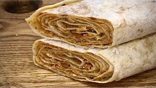 Быстрая Вкусняшка из тонких лавашей к чаю.