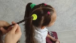 САМАЯ БЫСТРАЯ и ЛЕГКАЯ ПРИЧЕСКА В ШКОЛУ
