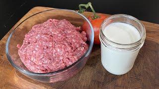 Что приготовить с фаршем? Ужин теперь намного вкуснее. Пришло время поесть.