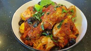 Курица в сицилийском стиле.