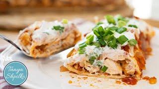 Как ВКУСНО приготовить КУРИЦУ | Рулетики в Соусе | Энчиладас с Курицей | Chicken Enchiladas