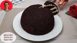 Торт в Микроволновке ✧ Обалденный ШОКОЛАДНЫЙ ТОРТ ✧ Быстрый Рецепт ✧ SUBTITLES