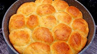 Не тратьте время на вымешивание! Без Сахара! Невероятно Мягкие и ПУШИСТЫЕ Булочки!