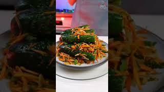 Рецепты приготовления. Огуречный кимчи ????????#блюдо #приготовить #рецепты #салат #кимчи #закуска