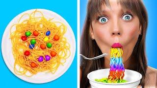 РАДУЖНЫЕ БЛЮДА! | Яркие и классные рецепты и десерты