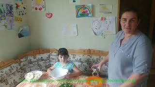 Приготовление традиционного адыгского блюда "Мэтаз"