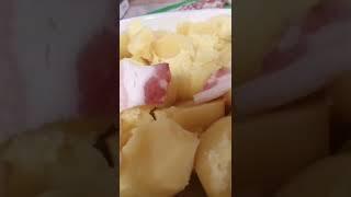 Картошка с беконом, советую приготовить.#рецепт#моишестьсоток #хештег