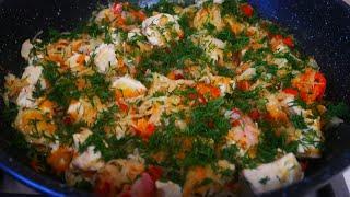 Быстрый ужин на скорую руку. Готовим куриное филе с овощами. БЫСТРО и ОЧЕНЬ ВКУСНО !!!