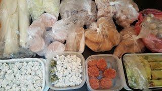 Заморозка домашних полуфабрикатов.Ramazani cin buzluğa atmalık tarifler