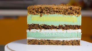 ТОРТ ДЛЯ НАСТОЯЩИХ ГУРМАНОВ! Рецепт экзотического торта. Торт с мандаринами, авокадо и лимонном.