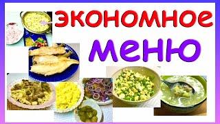 Моё экономное меню на 2 дня Рассольник, салат, копченая скумбрия, свинина в белой подливке