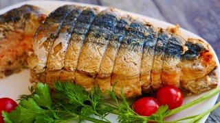 ЭТО НЕРЕАЛЬНО ВКУСНО!!!!  (Рулет из Скумбрии)