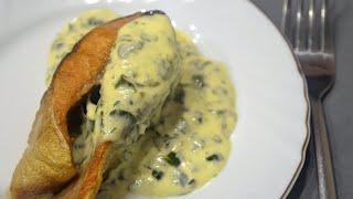 Сочная горбуша на сковороде /Норвежский соус для красной рыбы.