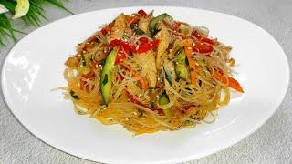 Такое Блюдо стоит приготовить обязательно! Быстрый ужин за 20 минут! ФУНЧОЗА с КУРИЦЕЙ и овощами