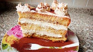 ДОМАШНИЙ ТОРТ ТИРАМИСУ. ТАЕТ ВО РТУ!