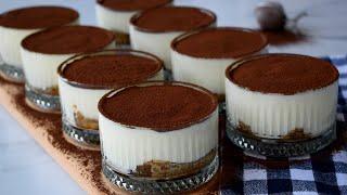 Bu Tatlıyı Hergün Yesem Bıkmam ❗ Sütlü Tatlının En Güzel Hali Bu ☑️ Kupta Tiramisu Tarifi ????