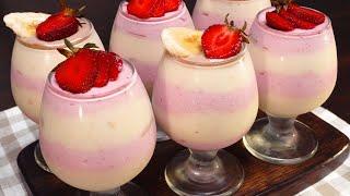 БЕЗ ЯИЦ, ЖЕЛАТИНА и СЛИВОК! ???? Нежнейший "КРЕМОВЫЙ" Десерт Рецепт | Кулинарим с Таней