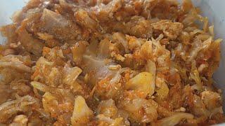 очень вкусная капуста тушёная с курицей подробный рецепт приготовления
