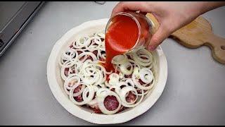 Когда НЕТ ВРЕМЕНИ НА ГОТОВКУ - заливаю МЯСО томатным соком и в духовку. Самое быстрое блюдо из мяса