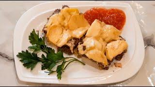 Блюда из фарша. Фарш с картошкой в духовке. Қазақша рецепт