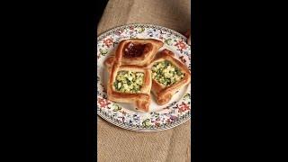 Очень вкусные ленивые пирожки с двумя начинками!