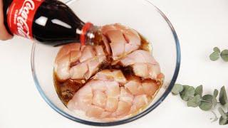 Добавь КОЛУ к КУРИЦЕ и получится САМЫЙ ВКУСНЫЙ Рецепт УЖИНА - Такого вы ещё НЕ ПРОБОВАЛИ!